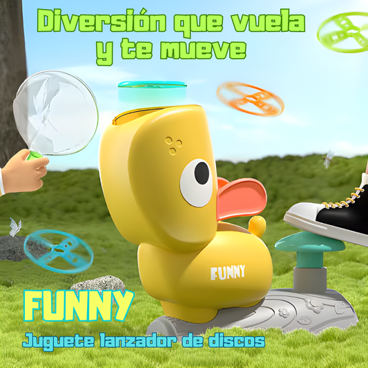 Funny: Juguete lanzador de discos