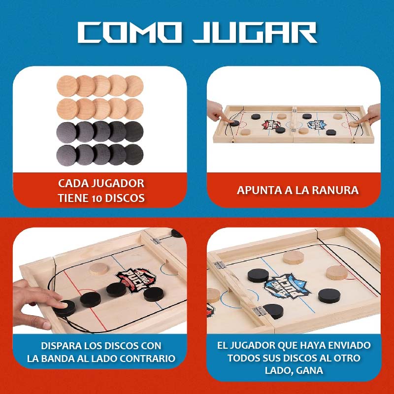 FastPuck | Juego de Mesa de Habilidad y Rapidez